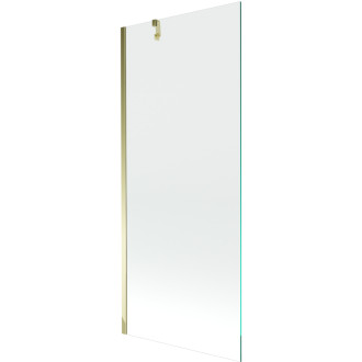 Mexen Next vanová zástěna jednokřídlá 80x150 cm, transparent, zlatá 895-080-000-00-00-50
