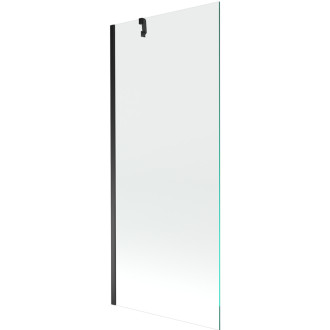 Mexen Next vanová zástěna jednokřídlá 80x150 cm, transparent, černá 895-080-000-00-00-70