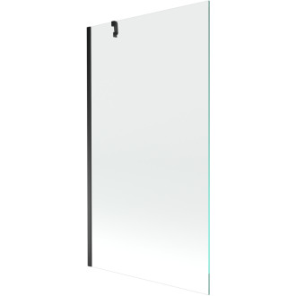 Mexen Next vanová zástěna jednokřídlá 90x150 cm, transparent, černá 895-090-000-00-00-70