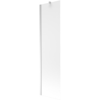 Mexen Next vanová zástěna jednokřídlá 50 x 150 cm, mráz, chrom - 895-050-000-00-30-01