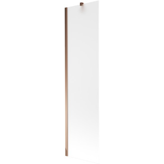 Mexen Next vanová zástěna jednokřídlá 50 x 150 cm, mráz, růžové zlato - 895-050-000-00-30-60