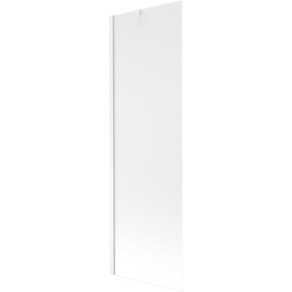 Mexen Next vanová zástěna jednokřídlá 60 x 150 cm, mráz, bílá - 895-060-000-00-30-20