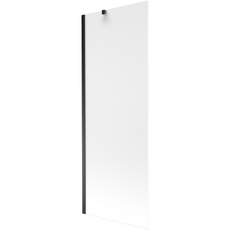 Mexen Next vanová zástěna jednokřídlá 70 x 150 cm, mráz, černá - 895-070-000-00-30-70