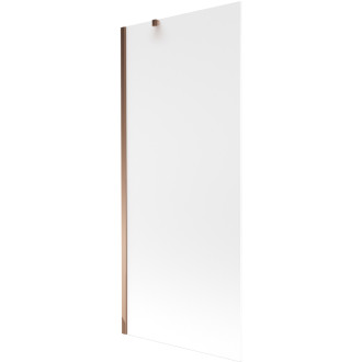 Mexen Next vanová zástěna jednokřídlá 80 x 150 cm, mráz, růžové zlato - 895-080-000-00-30-60