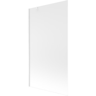 Mexen Next vanová zástěna jednokřídlá 100 x 150 cm, mráz, bílá - 895-100-000-00-30-20