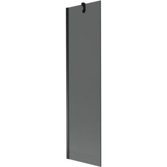 Mexen Next vanová zástěna jednokřídlá 50 x 150 cm, grafitová, černá - 895-050-000-00-40-70