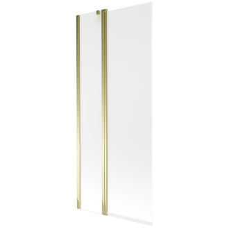 Mexen Flip vanová zástěna jednokřídlá 80 x 150 cm, mráz, zlatá - 894-080-101-50-30
