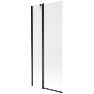 Mexen Flip vanová zástěna jednokřídlá 80 x 150 cm mrazivá, černá - 894-080-101-70-30