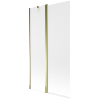 Mexen Flip vanová zástěna jednokřídlá 100 x 150 cm, mráz, zlatá - 894-100-101-50-30