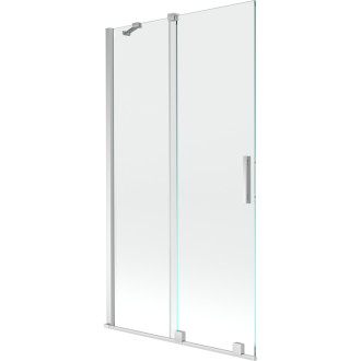 Mexen Velar vanová zástěna posuvná 100x150, transp., chrom 896-100-000-01-01
