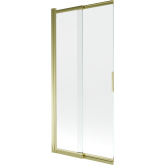 Mexen Fox 2-křídlá vanová zástěna posuvná 85x150 cm, transparent, zlatá 891-085-002-50-00