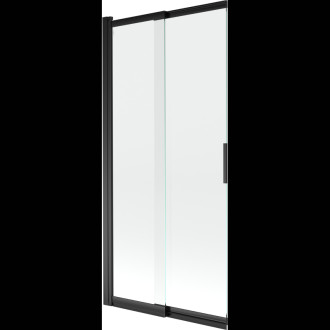 Mexen Fox 2-křídlá vanová zástěna posuvná 85x150 cm, transparent, černá 891-085-002-70-00