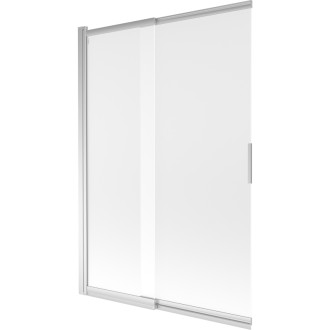 Mexen Fox 2-křídlá vanová zástěna posuvná 120 x 150 cm, mráz, chrom - 891-120-002-01-30