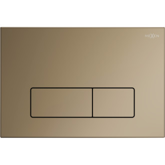 Mexen Fenix 13 Slim splachovací tlačítko, šampaňské zlato - 601304
