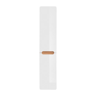 COMAD ARUBA WHITE 804 FSC Vysoká skříňka 35cm s košem na prádlo