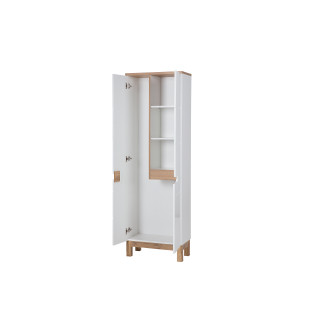 Comad  BALI WHITE 900 FSC vysoká skříňka s úložným prostorem na mop 60cm
