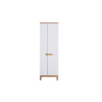 Comad  BALI WHITE 900 FSC vysoká skříňka s úložným prostorem na mop 60cm
