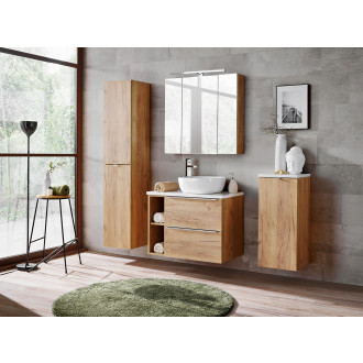 COMAD CAPRI OAK 843A FSC Zrcadlová skříňka 80cm