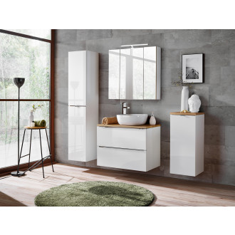 COMAD CAPRI WHITE 800B FSC Vysoká skříňka