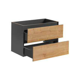 COMAD MONAKO GREY OAK 821 Skříňka pod umyvadlo 80cm