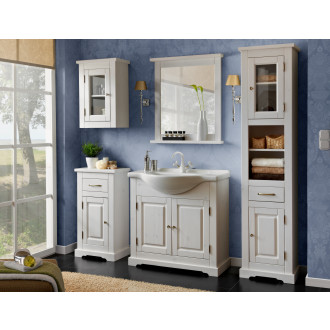 Comad ROMANTIC 800 WHITE vysoká skříňka 45cm