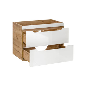 COMAD ARUBA WHITE 821- 80CM  FSC Skříňka pod umyvadlo