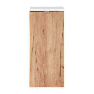 COMAD CAPRI OAK 811A FSC Nízká skříňka s košem na prádlo