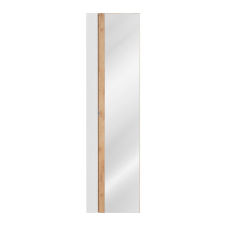 COMAD CAPRI WHITE 803B FSC Vysoká skříňka se zrcadlem