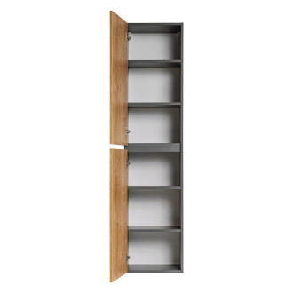 COMAD MONAKO GREY OAK 800 Vysoká skříňka 40cm