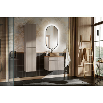 Comad LUSTRO APPOLO  BLACK zrcadlo 90x50, černá