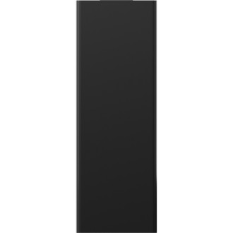 Ocelové deskové otopné těleso Mexen Flat VR20S 2000 x 400 mm, spodní střední připojení, 945 W, černé - W6VR20S-200-040-70