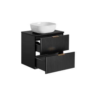 Comad ADEL BLACK 82-60-B-2S koupelnová skříňka pod umyvadlo 60cm