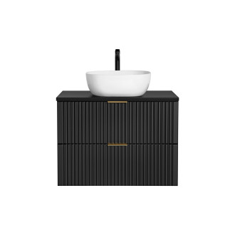 Comad ADEL BLACK 82-80-B-2S koupelnová skřínka pod umyvadlo 80 cm