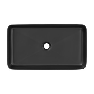 Comad UM-6275 SLIM 60 BLACK DP Keramické umyvadlo na desku, 60cm, DB