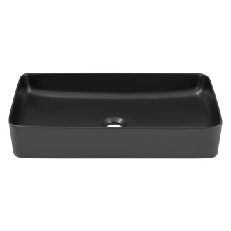 Comad UM-6275 SLIM 60 BLACK DP Keramické umyvadlo na desku, 60cm, DB