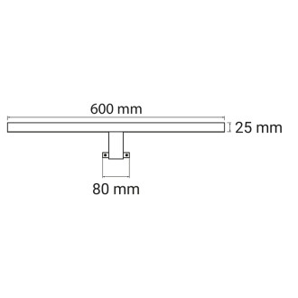 Comad LAMPA MOON LED 60cm