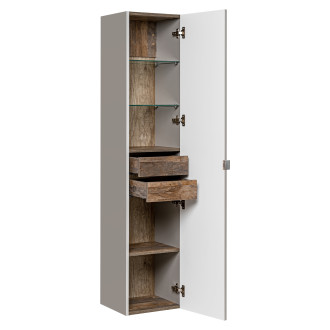 Comad SANTA FE TAUPE 80-01-B-1D2S vysoká koupelnová skříňka