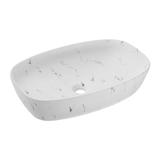 Comad UN-MEGI-MW13 (C78329M-W13) umyvadlo na desku 60cm, bílá matná