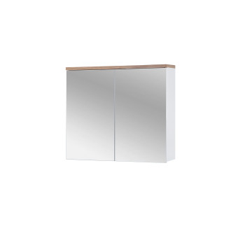 Comad BALI WHITE 841 FSC skříňka se zrcadlem 80cm, bílá