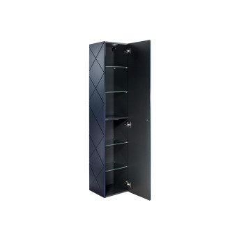 Comad ELEGANCE BLUE 80-01-C-1D koupelnová skříňka vysoká