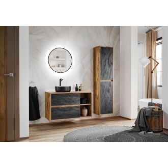 Comad HAMPTON CONCRETE 800-01  FSC Vysoká skříň
