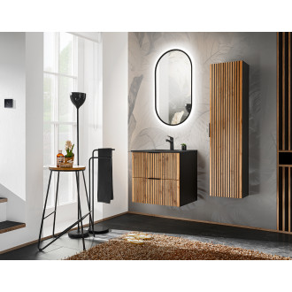 COMAD UM-LAVA BLACK 60 DP Nábytkové umyvadlo, černá