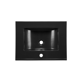 COMAD UM-LAVA BLACK 60 DP Nábytkové umyvadlo, černá