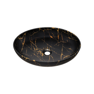 Comad UN-MONA-MB12 (C78166M-B12) umyvadlo na desku 52cm černá matná