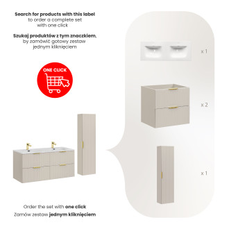 Comad SET-ADC 120CM SKY HIGH CABINET