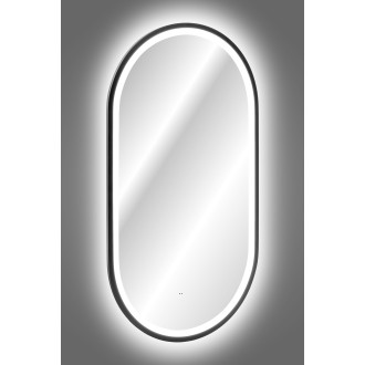 Comad LUSTRO LED CZARNE APOLLO 2 900X500 Zrcadlo LED, černá 900X500