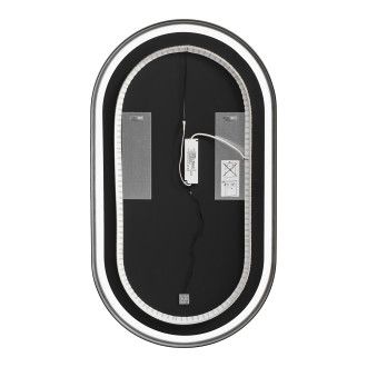 Comad LUSTRO LED CZARNE APOLLO 2 900X500 Zrcadlo LED, černá 900X500