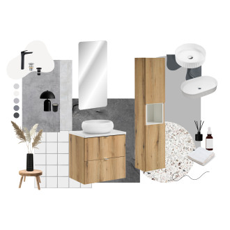 Comad NOVA OAK A 89-80 Deska 80cm