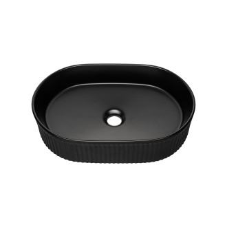 Comad BEYOND 5 BLACK umyvadlo na desku, černá matná 48x32,5cm