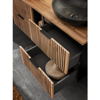 Comad XILO BLACK WOTAN 82-80-D-2S Skříňka pod umyvadlo 80cm